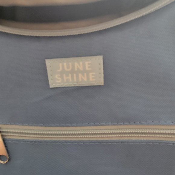June Shine Insulated Cooler Backpack Marine Blue Adjustable Straps - Picture 2 of 5